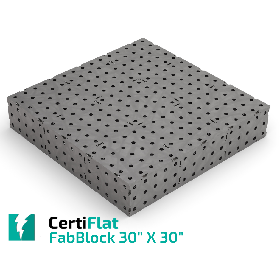 FabBlock Kit - FB3030 CertiFlat FabBlock U-Weld Kit Modular Welding Table
