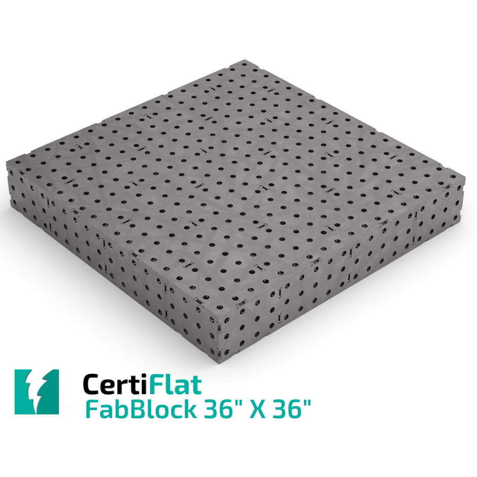 FabBlock Kit - FB3636 CertiFlat FabBlock U-Weld Kit Modular Welding Table