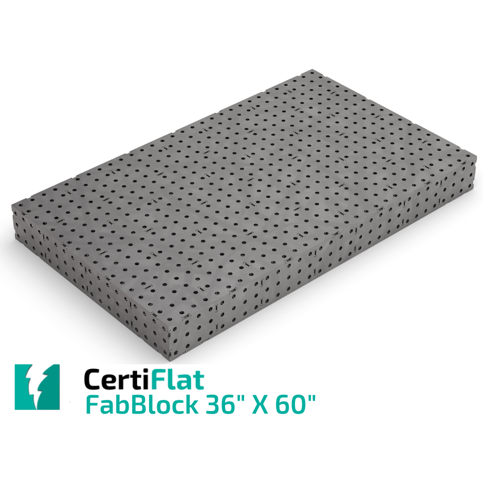 FabBlock Kit - FB3660 CertiFlat FabBlock U-Weld Kit Modular Welding Table 36" X 60"