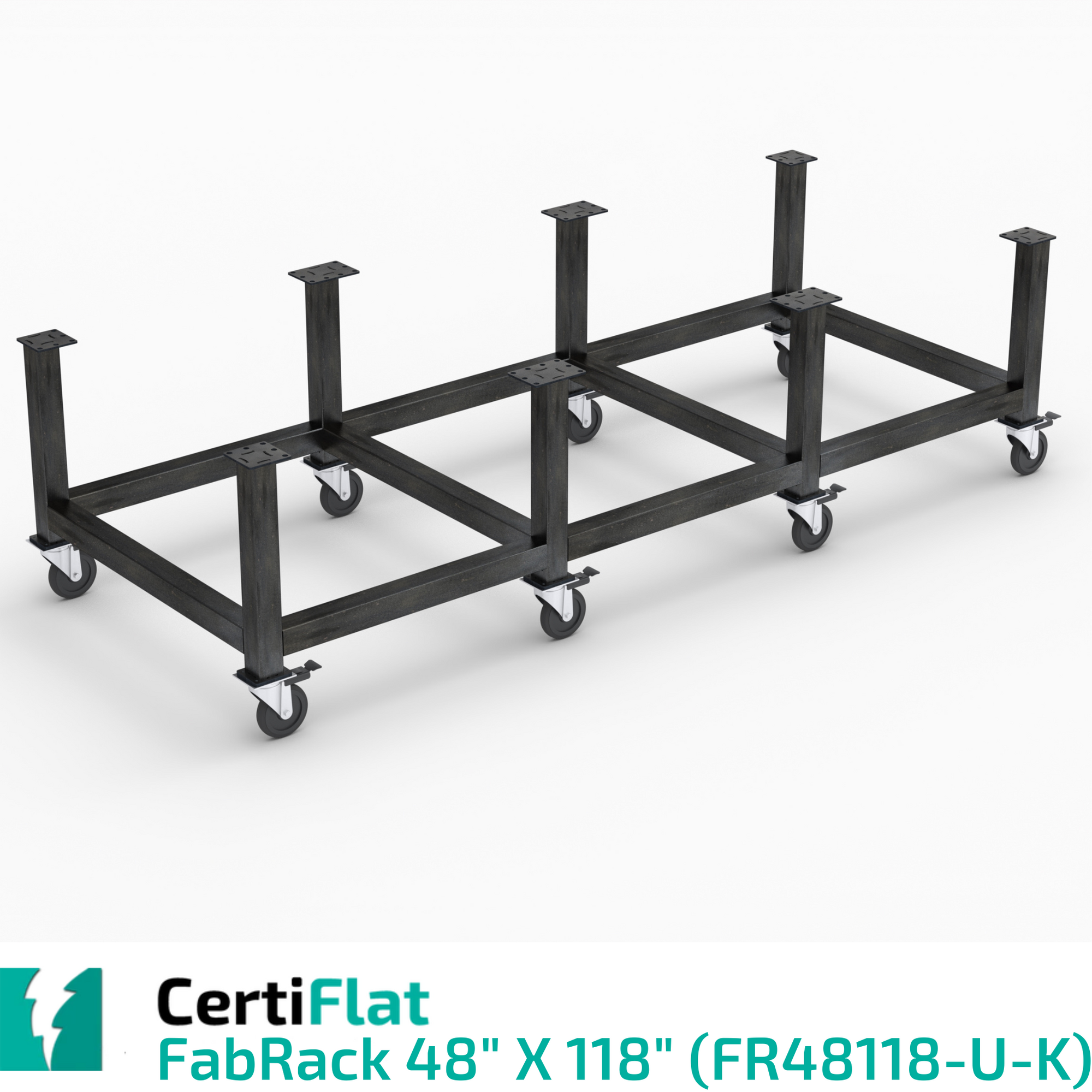 CertiFlat FabBlock Kit - FR48118-U-K,  48"X118" FabRack CNC Tube Laser Leg 8 Kit For FabBlocks