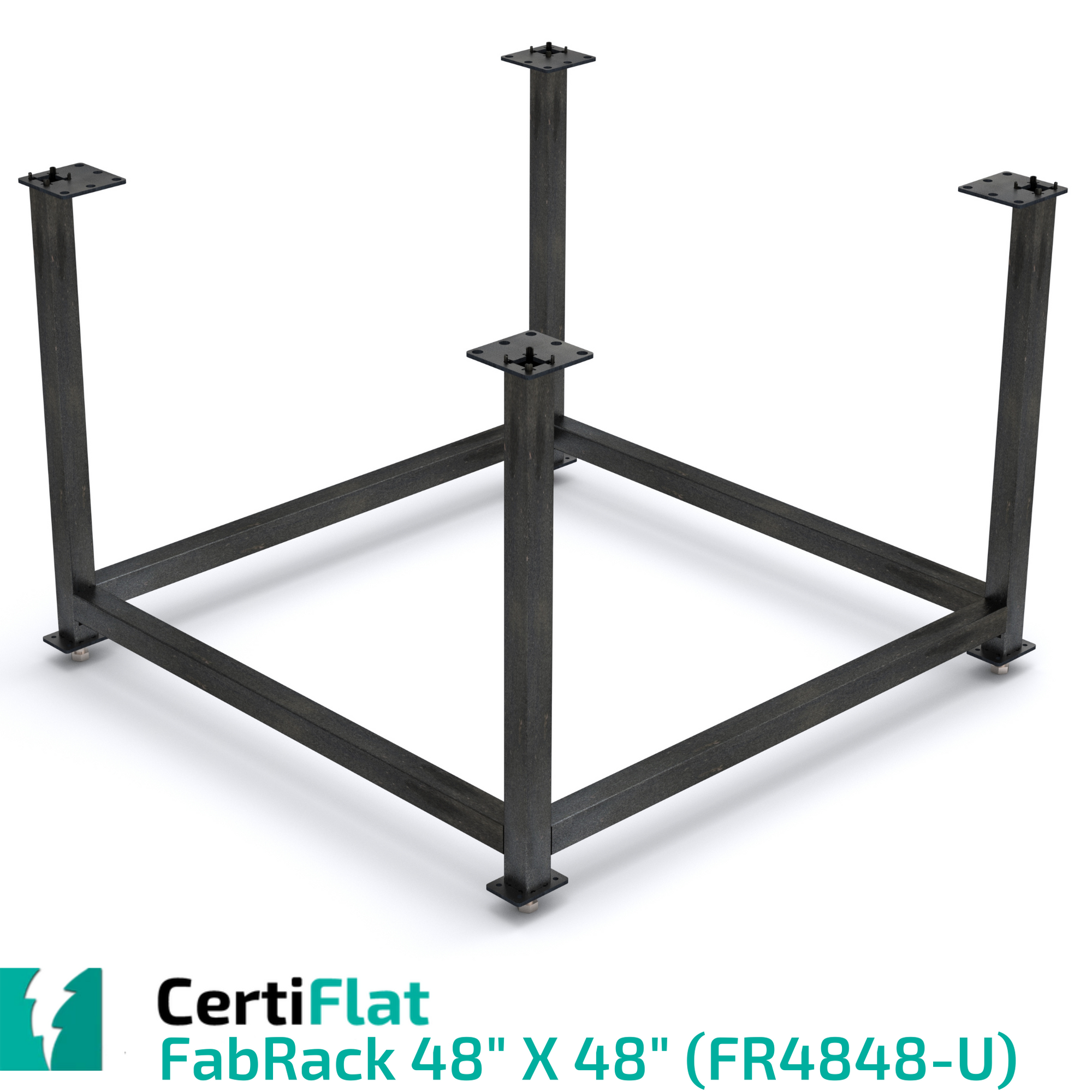 CertiFlat FabBlock Kit - FR4848 48"X48" FabRack CNC Tube Laser Leg Kit For FabBlocks