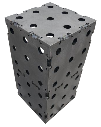 Rectangular Riser Blocks Steel Riser Blocks - WeldTables.com