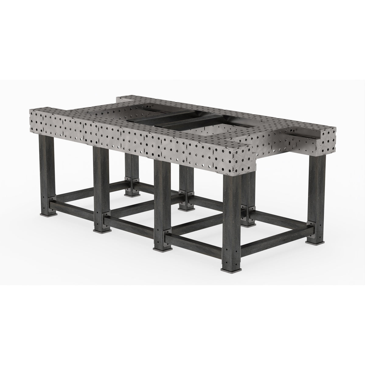 CertiFlat Chassis Table 36&quot; X 72&quot;, Fabrication Table Heavy Duty