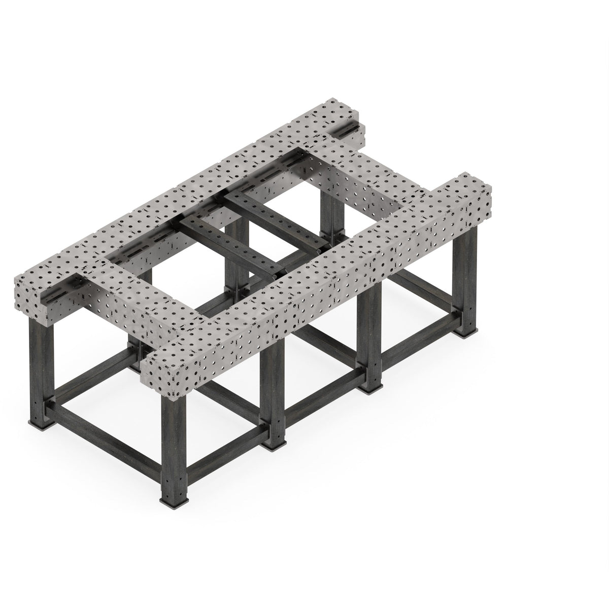 CertiFlat Chassis Table 36&quot; X 72&quot;, Fabrication Table Heavy Duty
