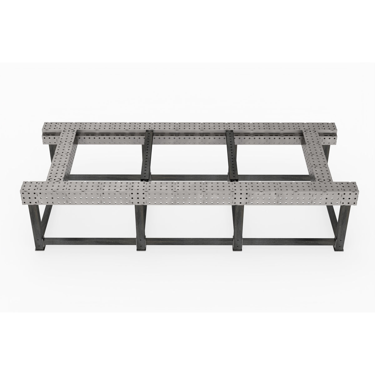 CertiFlat Chassis Table 48&quot; X 118&quot;, Fabrication Table Heavy Duty