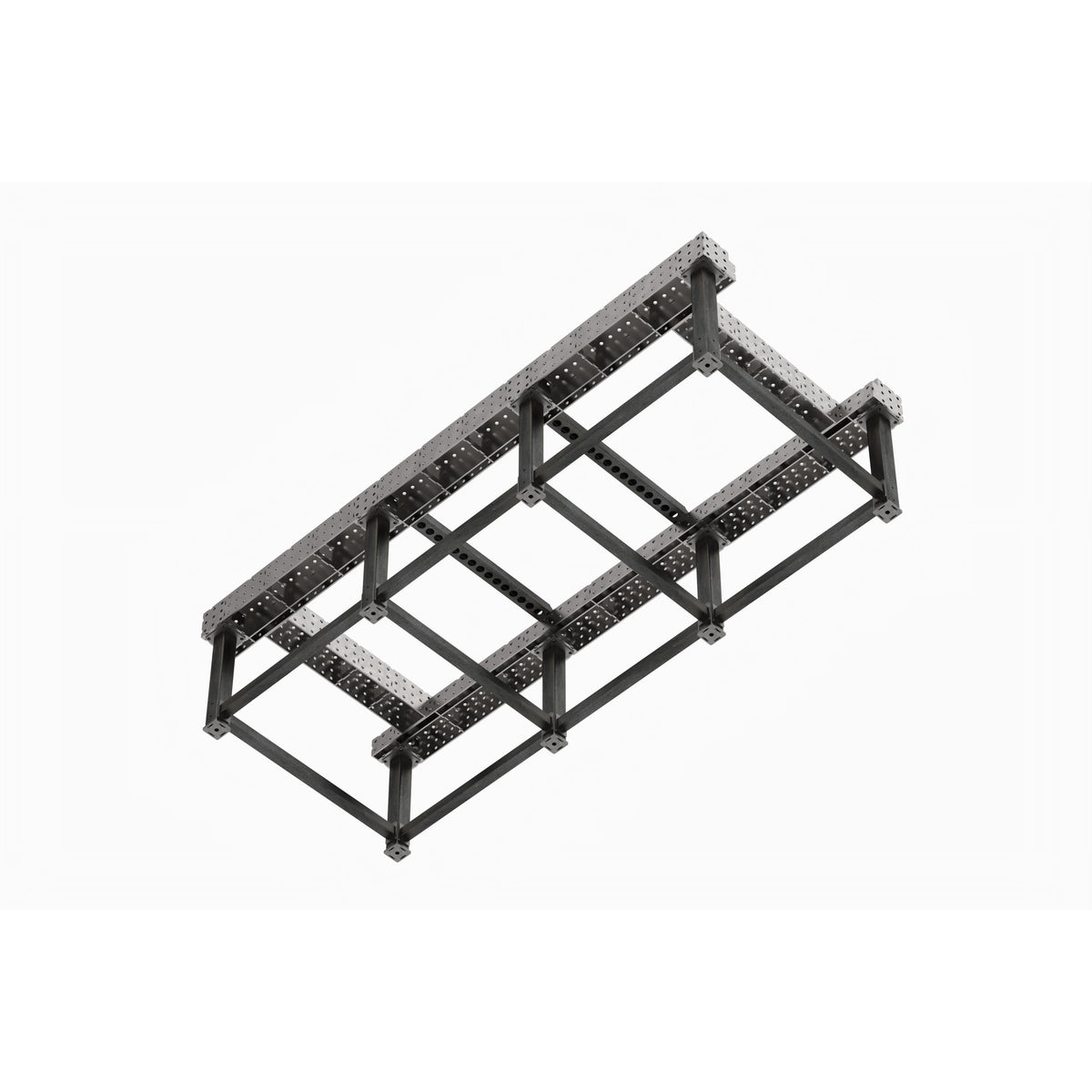 CertiFlat Chassis Table 48&quot; X 118&quot;, Fabrication Table Heavy Duty
