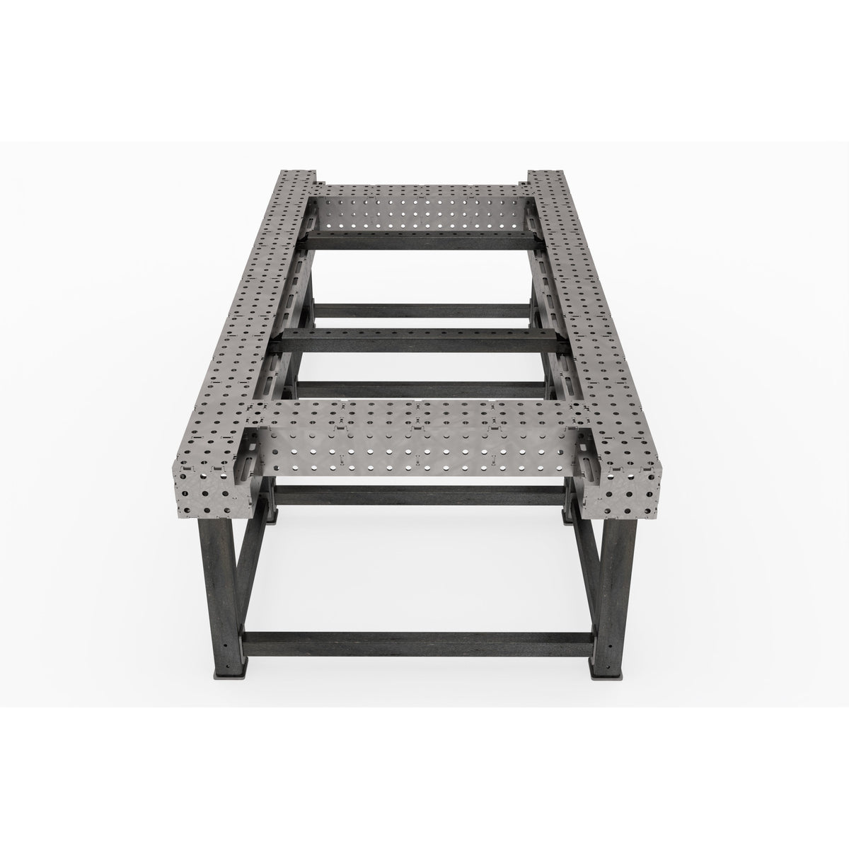 CertiFlat Chassis Table 48&quot; X 96&quot;, Fabrication Table Heavy Duty