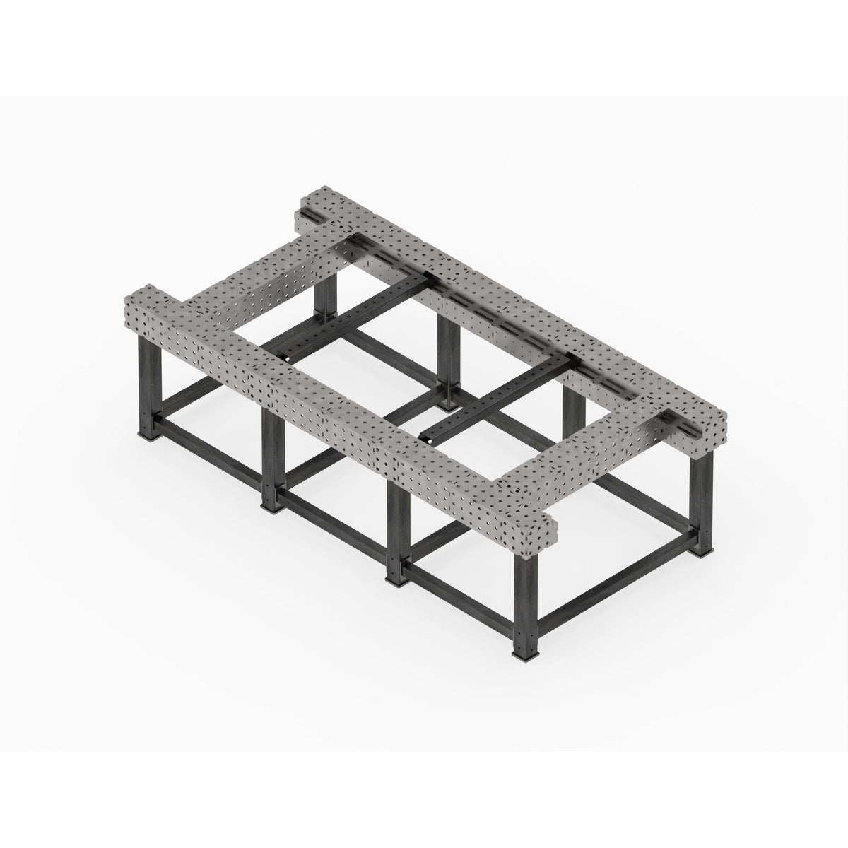 CertiFlat Chassis Table 48&quot; X 96&quot;, Fabrication Table Heavy Duty