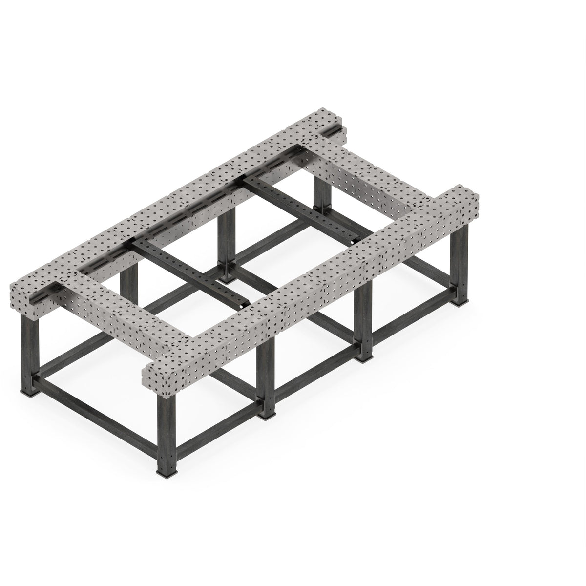 CertiFlat Chassis Table 48&quot; X 96&quot;, Fabrication Table Heavy Duty
