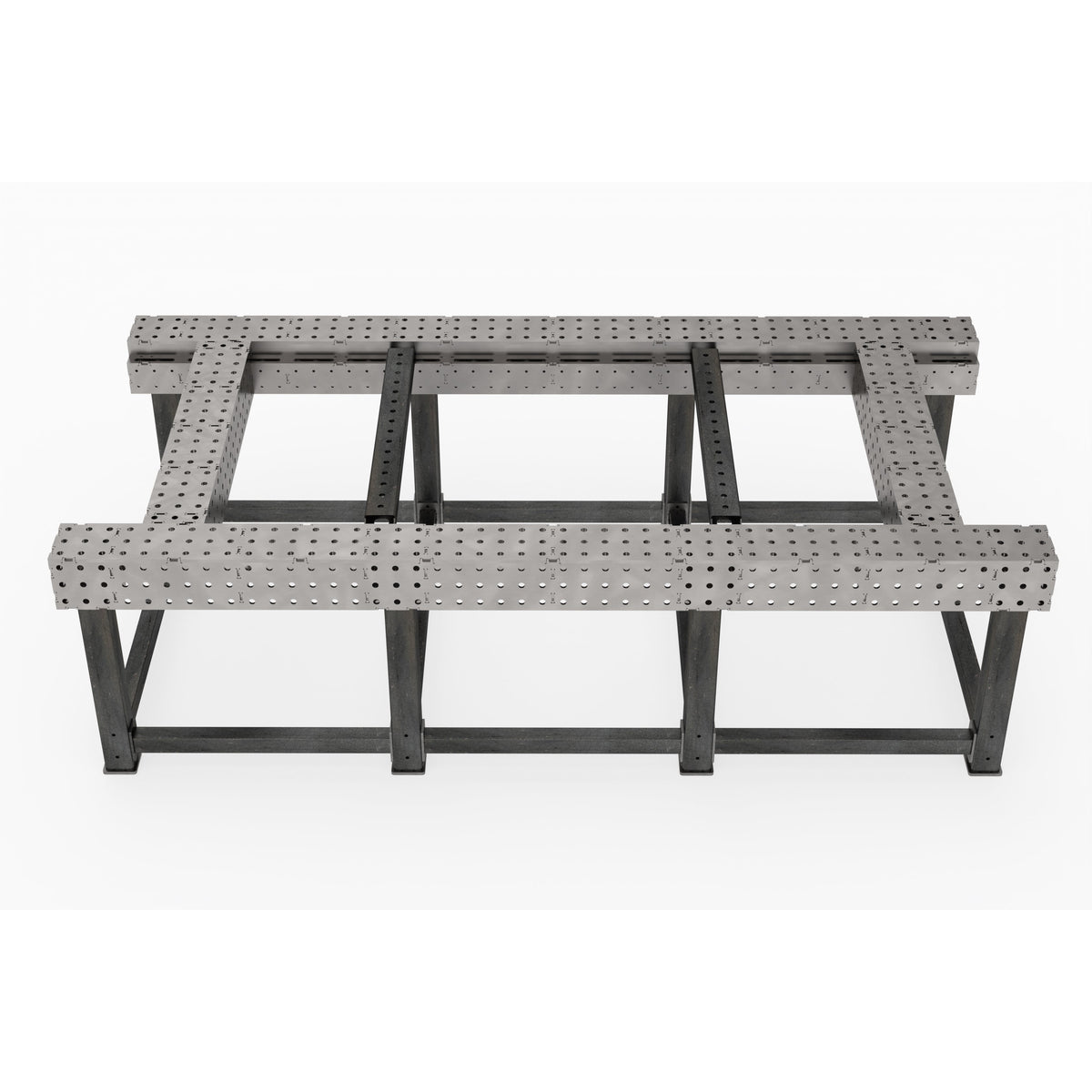 CertiFlat Chassis Table 48&quot; X 96&quot;, Fabrication Table Heavy Duty