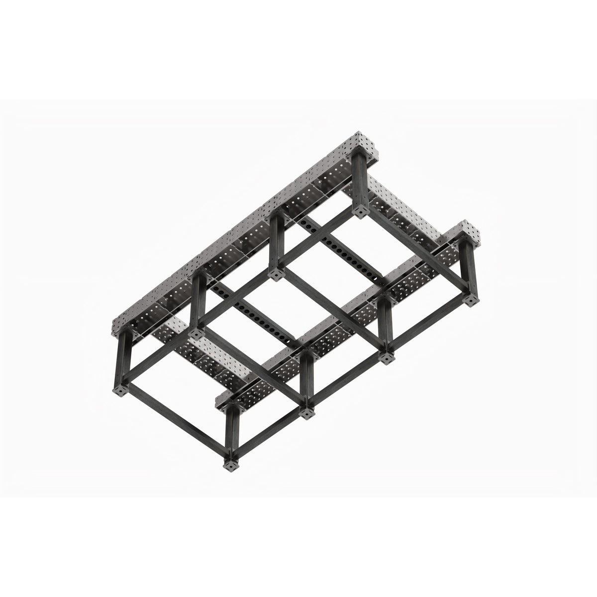 CertiFlat Chassis Table 48&quot; X 96&quot;, Fabrication Table Heavy Duty