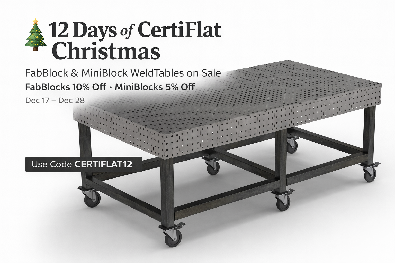 12 Days of CertiFlat Christmas Sale