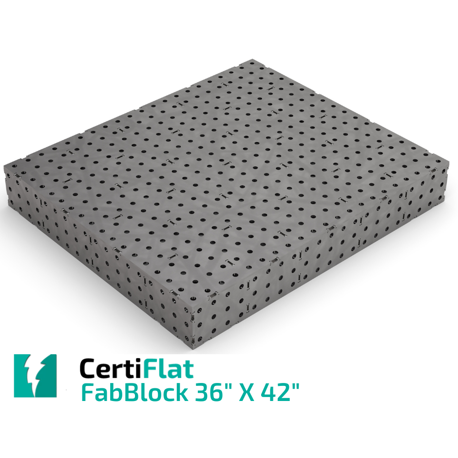 FabBlock Kit - FB3642 CertiFlat FabBlock U-Weld Kit Modular Welding Table 36" X 42"