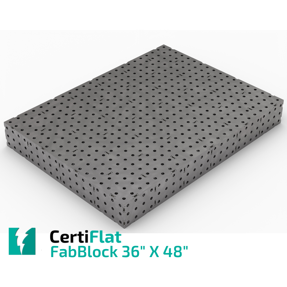 FabBlock Kit - FB3648 CertiFlat FabBlock U-Weld Kit Modular Welding Table 36" X 48"