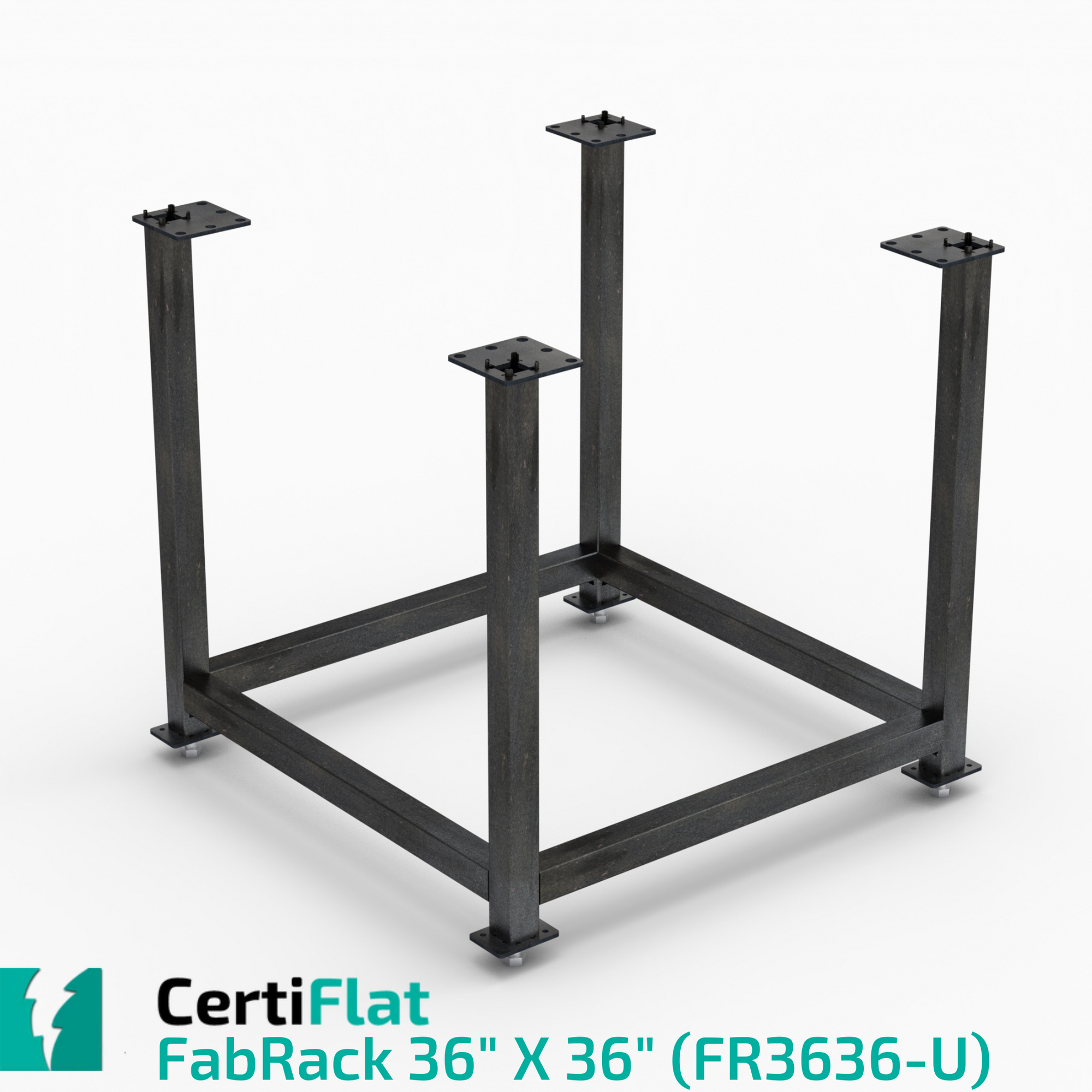 CertiFlat FabBlock Kit - FR3636 36"X36" FabRack CNC Tube Laser Leg Kit For FabBlocks