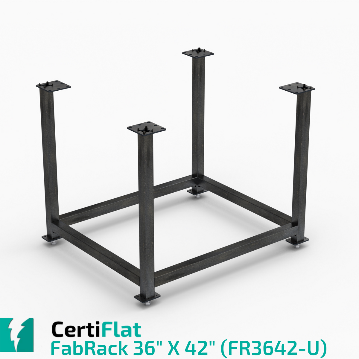 CertiFlat FabBlock Kit - FR3642 36&quot;X42&quot; FabRack CNC Tube Laser Leg Kit For FabBlocks