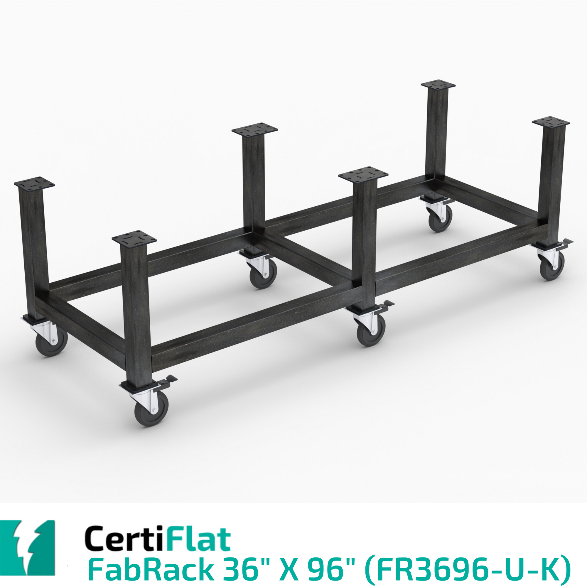 CertiFlat FabBlock Kit - FR3696-U-K,  36"X96" FabRack CNC Tube Laser Leg 6 Kit For FabBlocks