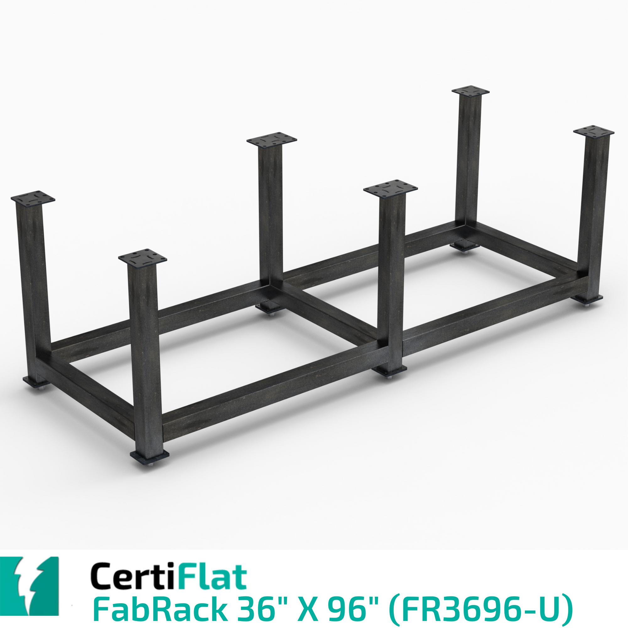 CertiFlat FabBlock Kit - FR3696 36"X96" FabRack CNC Tube Laser Leg 6 Kit For FabBlocks