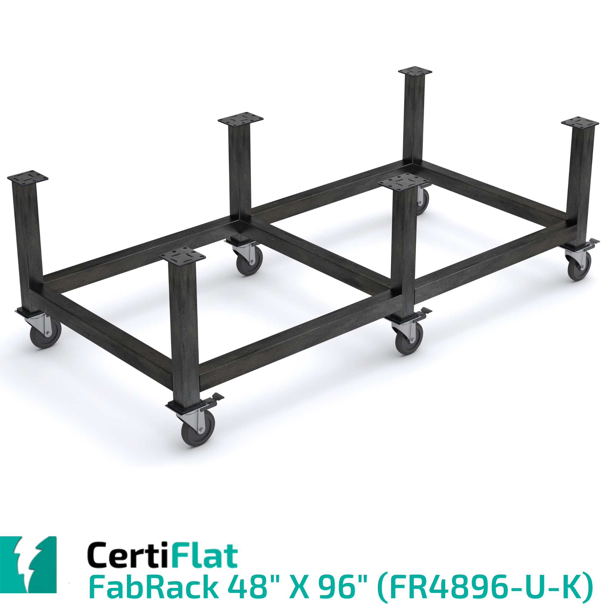 CertiFlat FabBlock Kit - FR4896-U-K, 48"X96" FabRack CNC Tube Laser Leg 6 Kit For FabBlocks