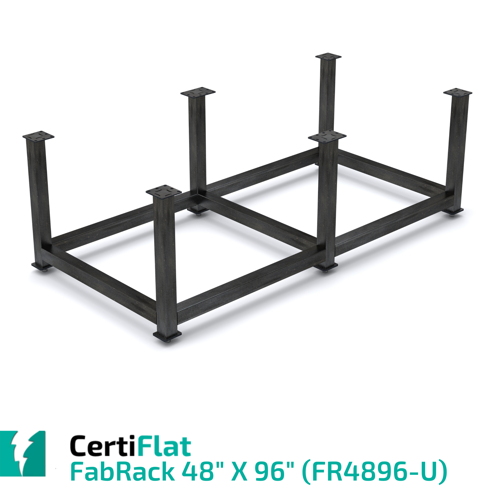 CertiFlat FabBlock Kit - FR4896 48"X96" FabRack CNC Tube Laser Leg 6 Kit For FabBlocks