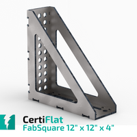 CertiFlat 12"X12" - 4"WIDE 90 Degree FabSquare U-Weld Kit-FS121290-4