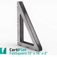 CertiFlat WeldTables 12"X18"X2"W 90 Deg. FS121890-2 FabSquare U-Weld Kit