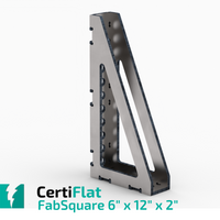 FS61290-2 6"X12"X CertiFlat FabSquare U-Weld Kit 2" Wide 90 Degree