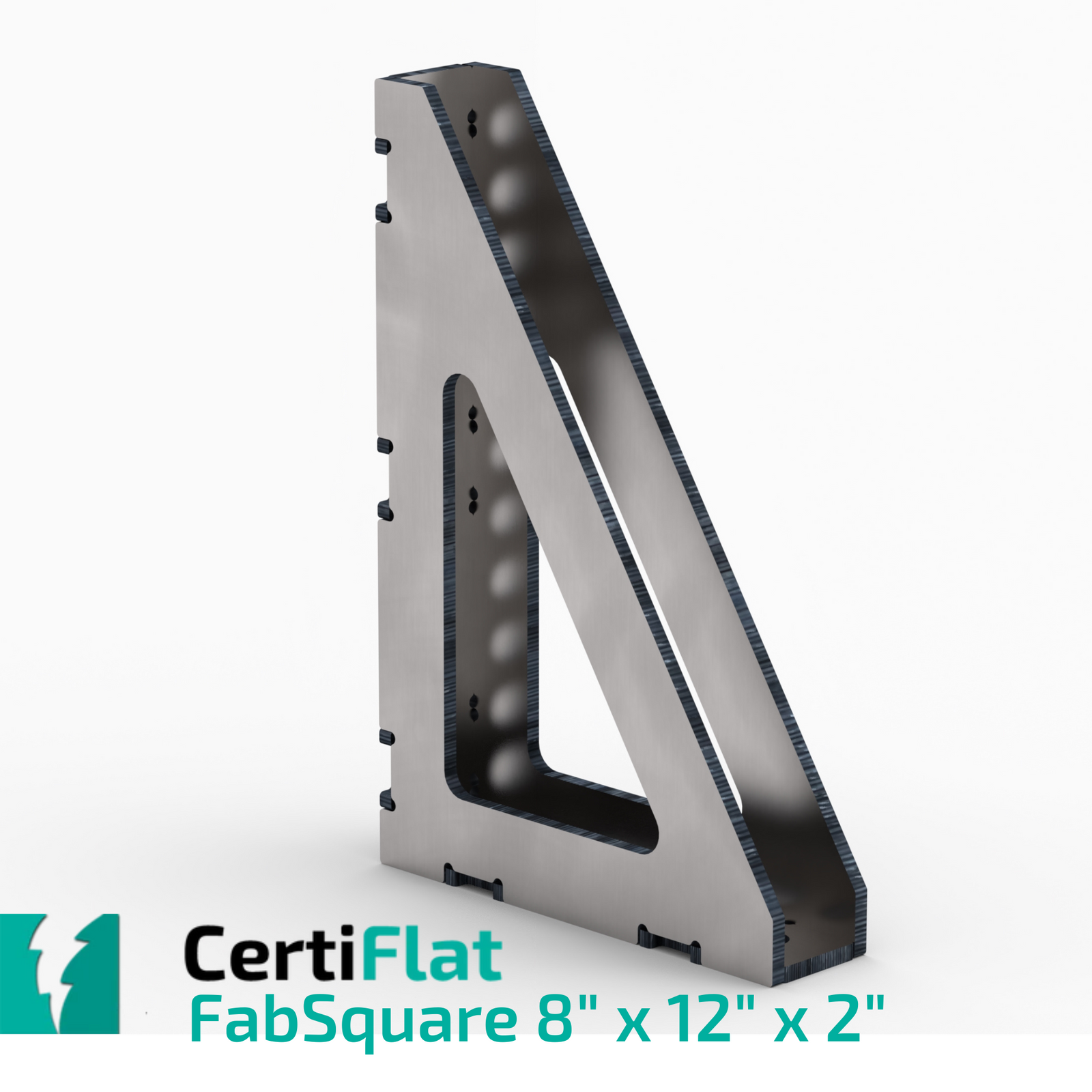 CertiFlat 8"X12"X2"w 90 Degree FabSquare U-Weld Kit-FS81290-2