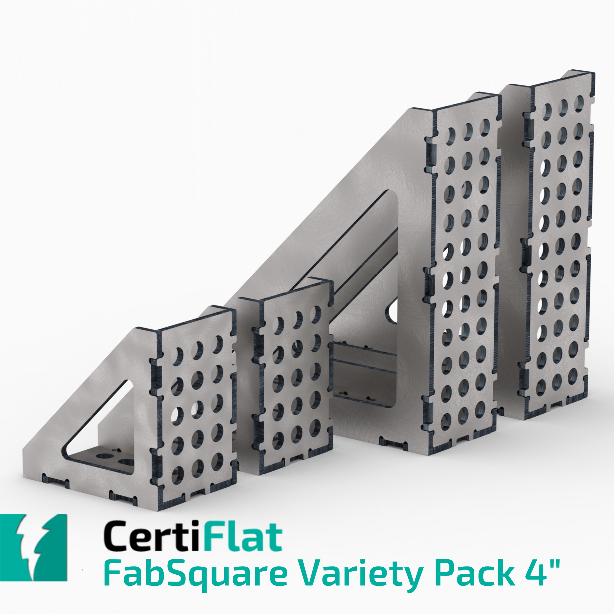 CertiFlat FabSquare Variety FabSquare 4" Pack  - VFS4