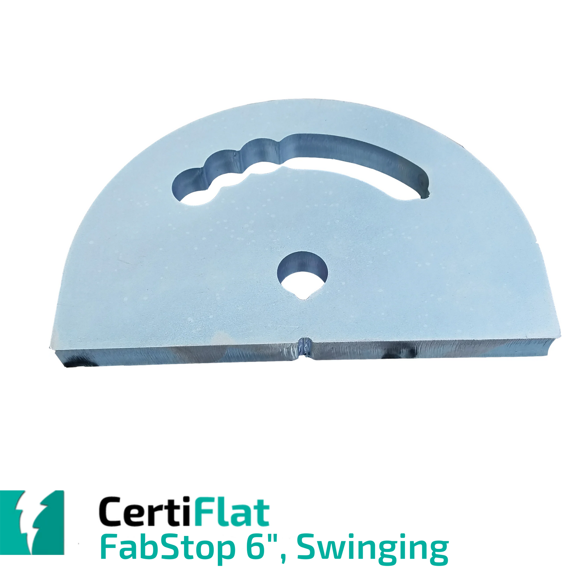 CertiFlat FabStop 6" Swinging Fab Stop