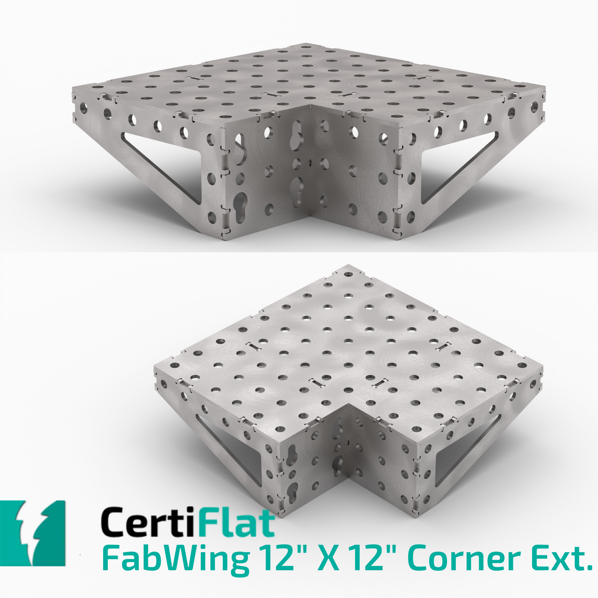 CertiFlat FabWing 12"x12" Corner Extension FWC1212 
