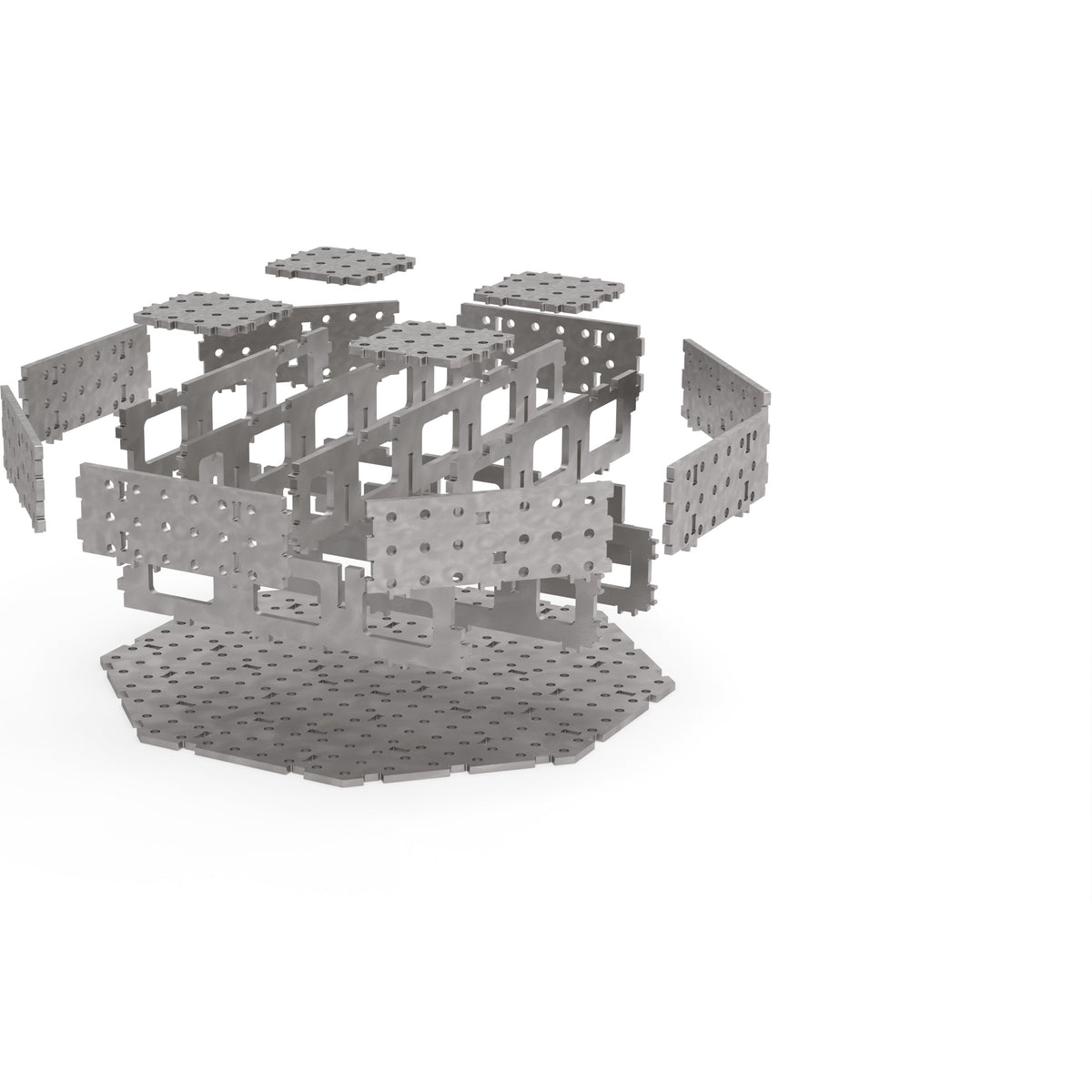 CertiFlat Octagonal OctoBlock 36 inch industrial welding and fabrication tables 36&quot;