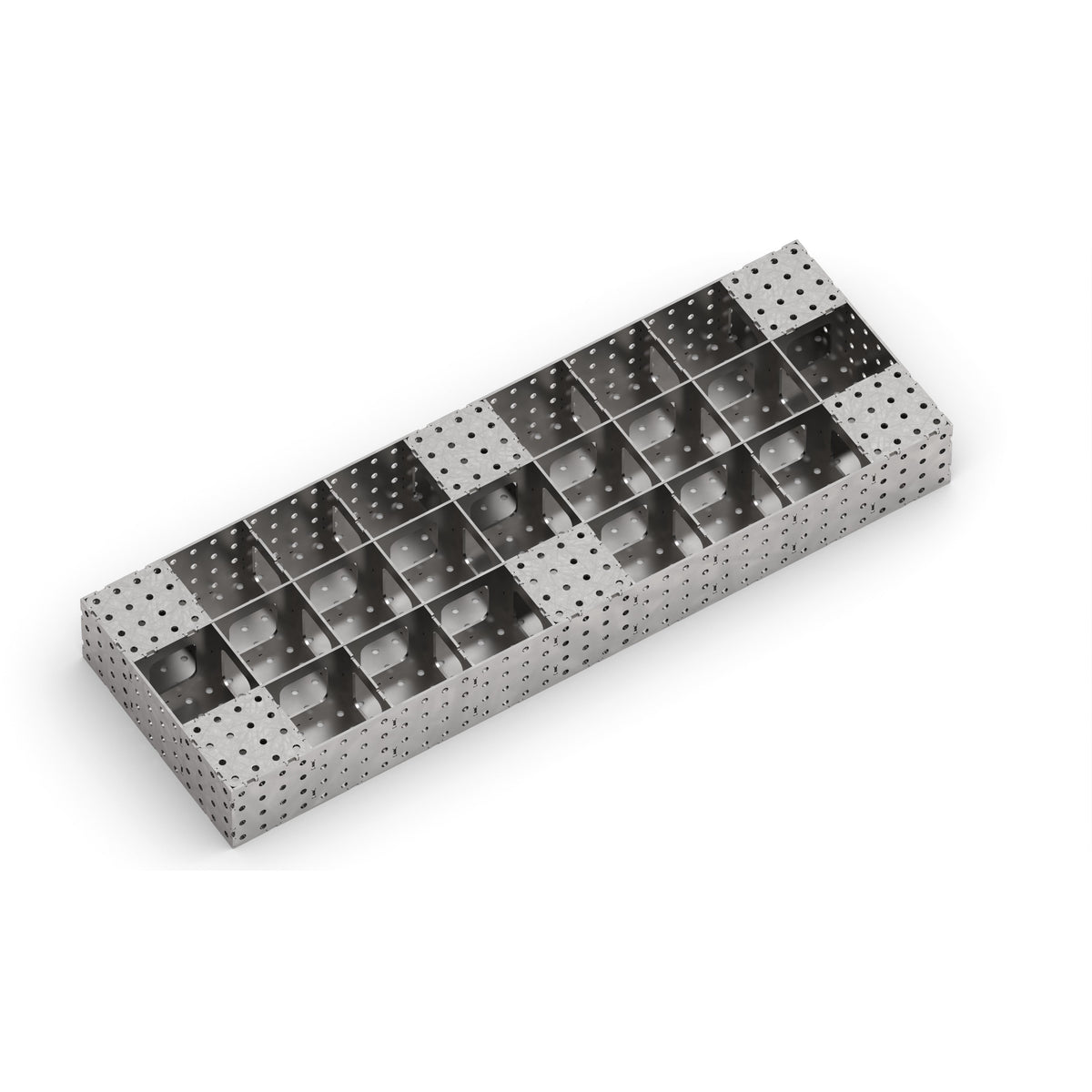 CertiFlat - FABBLOCK - 24&quot;X72&quot; - FB2472 Industrial Welding Table