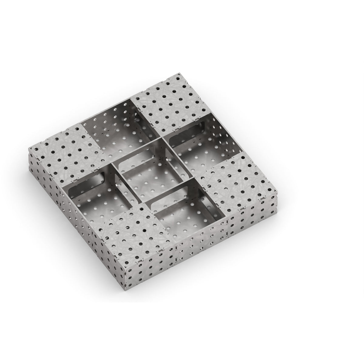 FabBlock Kit 30&quot; x 30&quot; - FB3030 CertiFlat FabBlock U-Weld Kit Modular Welding Table