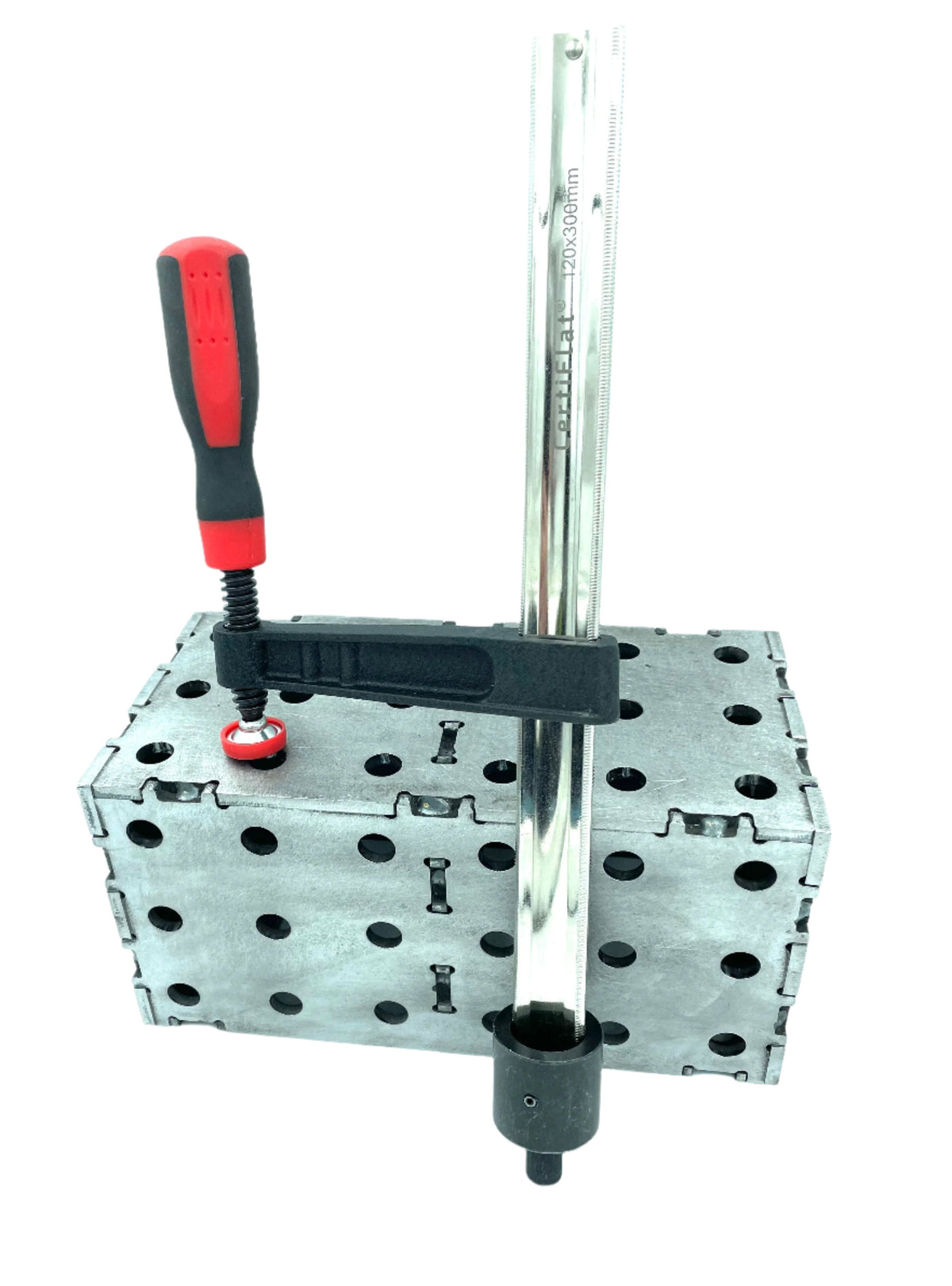 CertiFlat 16MM Welding Table Clamp - Composite Handle + Fixed Throat