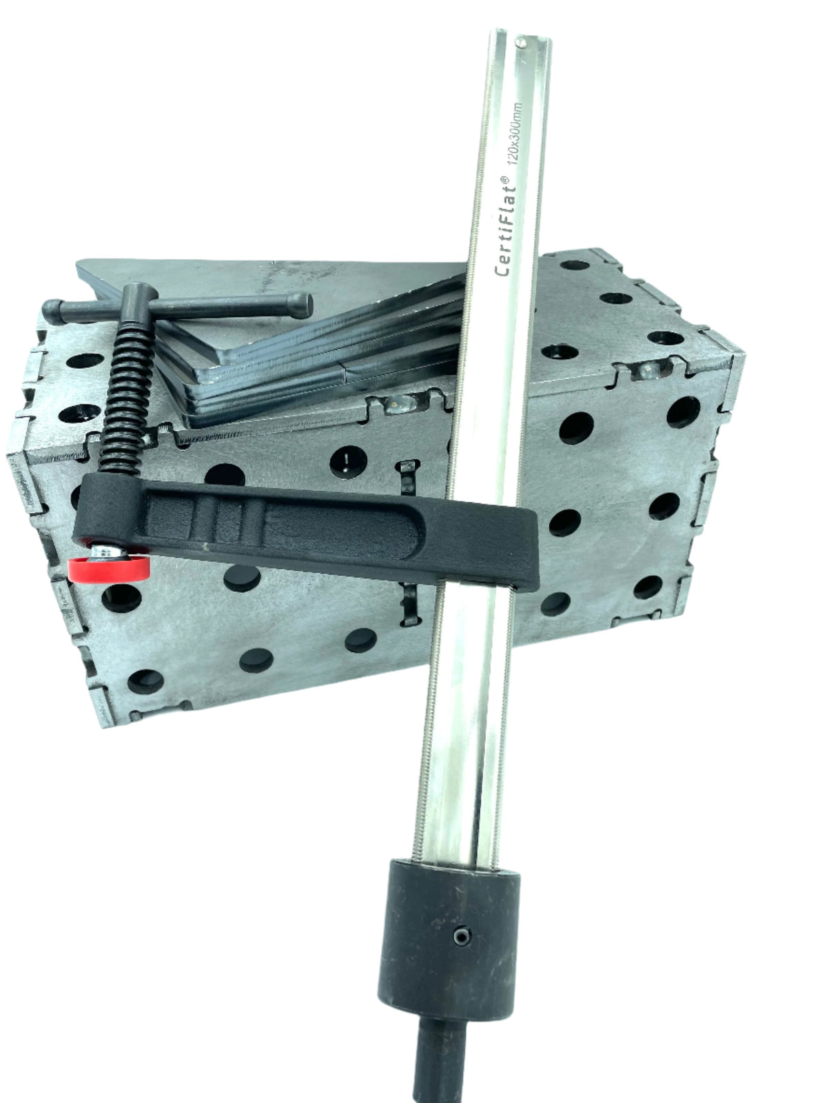 CertiFlat 16MM Welding Table Clamp, T-type Handle + Fixed Throat