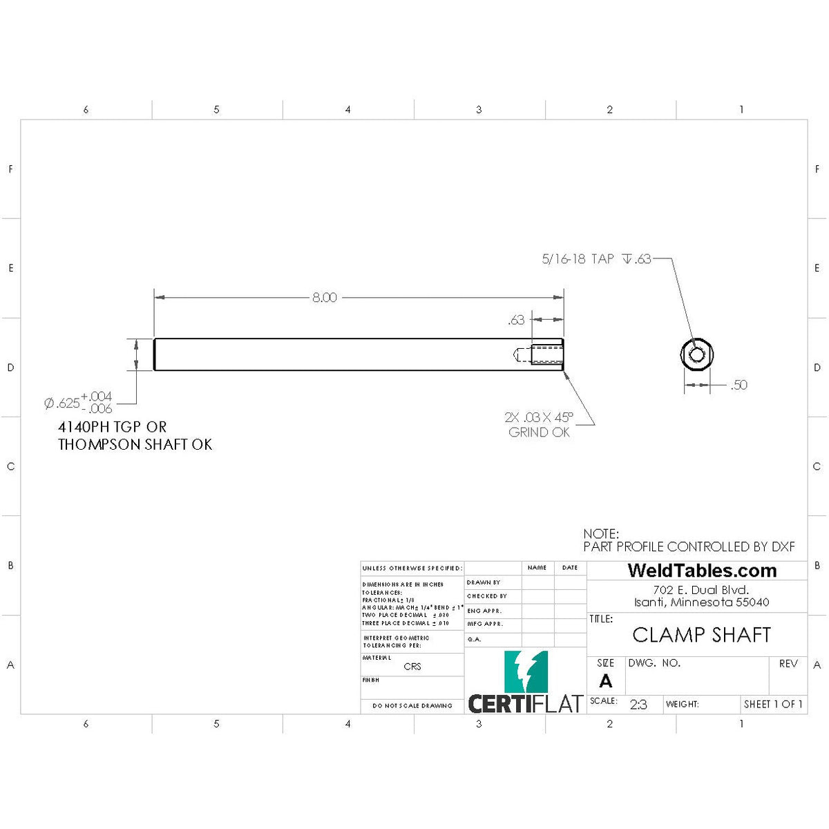 3DP-70 Heavy-Duty 4&quot; Table Clamp - Armor Tool