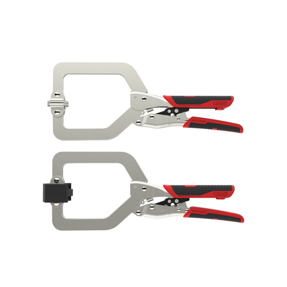 #SALE# ARMOR TOOL Multi-Purpose C-Clamp - 3&quot; Locking Plier with Auto Adjust Design &amp; Swivel Pads - 3MPC-70