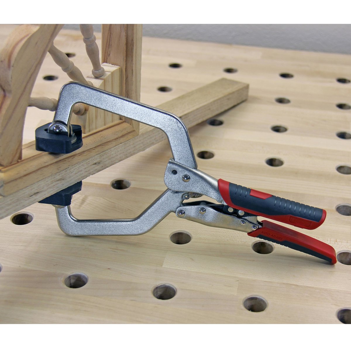 #SALE# ARMOR TOOL Multi-Purpose C-Clamp - 3&quot; Locking Plier with Auto Adjust Design &amp; Swivel Pads - 3MPC-70