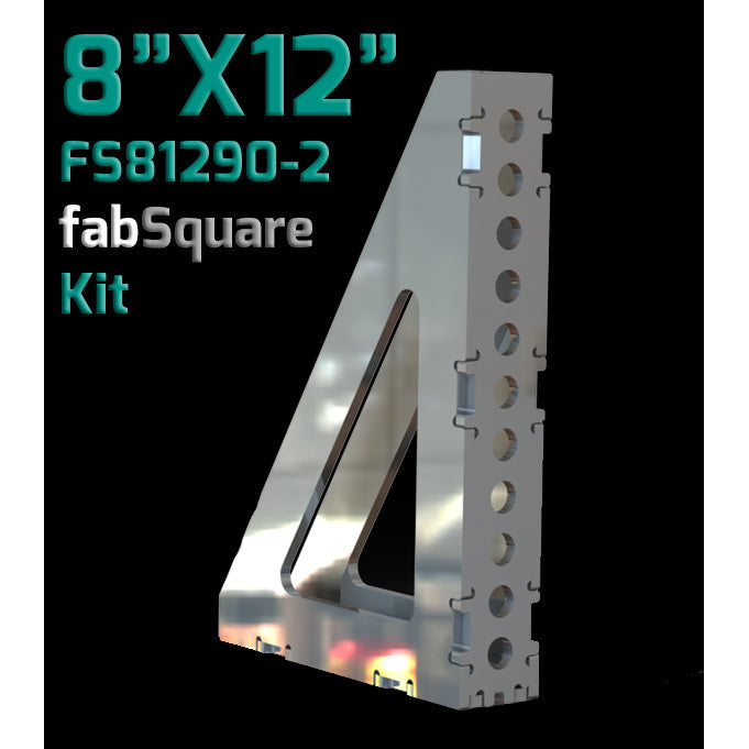 8&quot;X12&quot;X2&quot;w  90 Degree FabSquare U-Weld Kit-FS81290-2