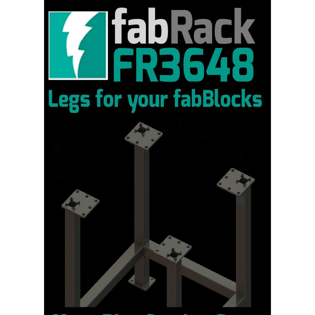 Certiflat 36&quot;X48&quot; FabRack for FabBlock and Mini-FabBlock