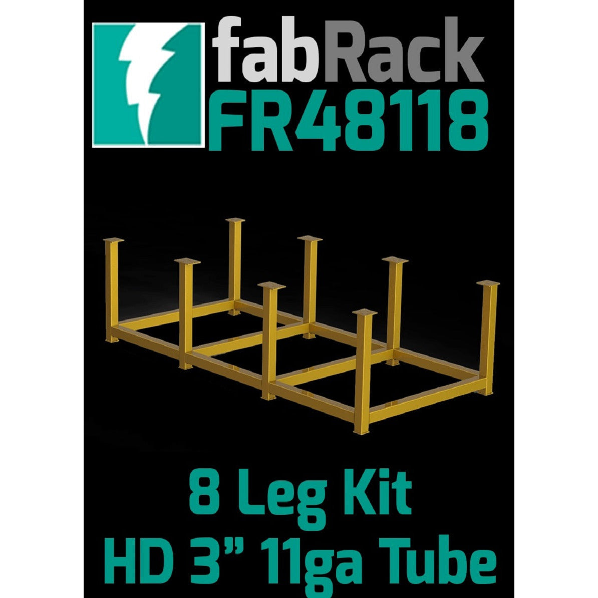 Certiflat 48&quot;X118&quot; FabRack for FabBlock