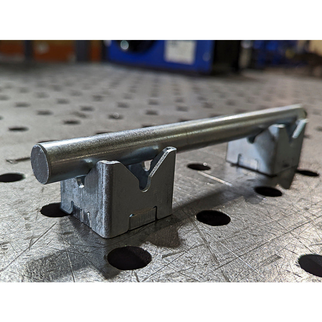 welding rod alignment V-blocks angle iron