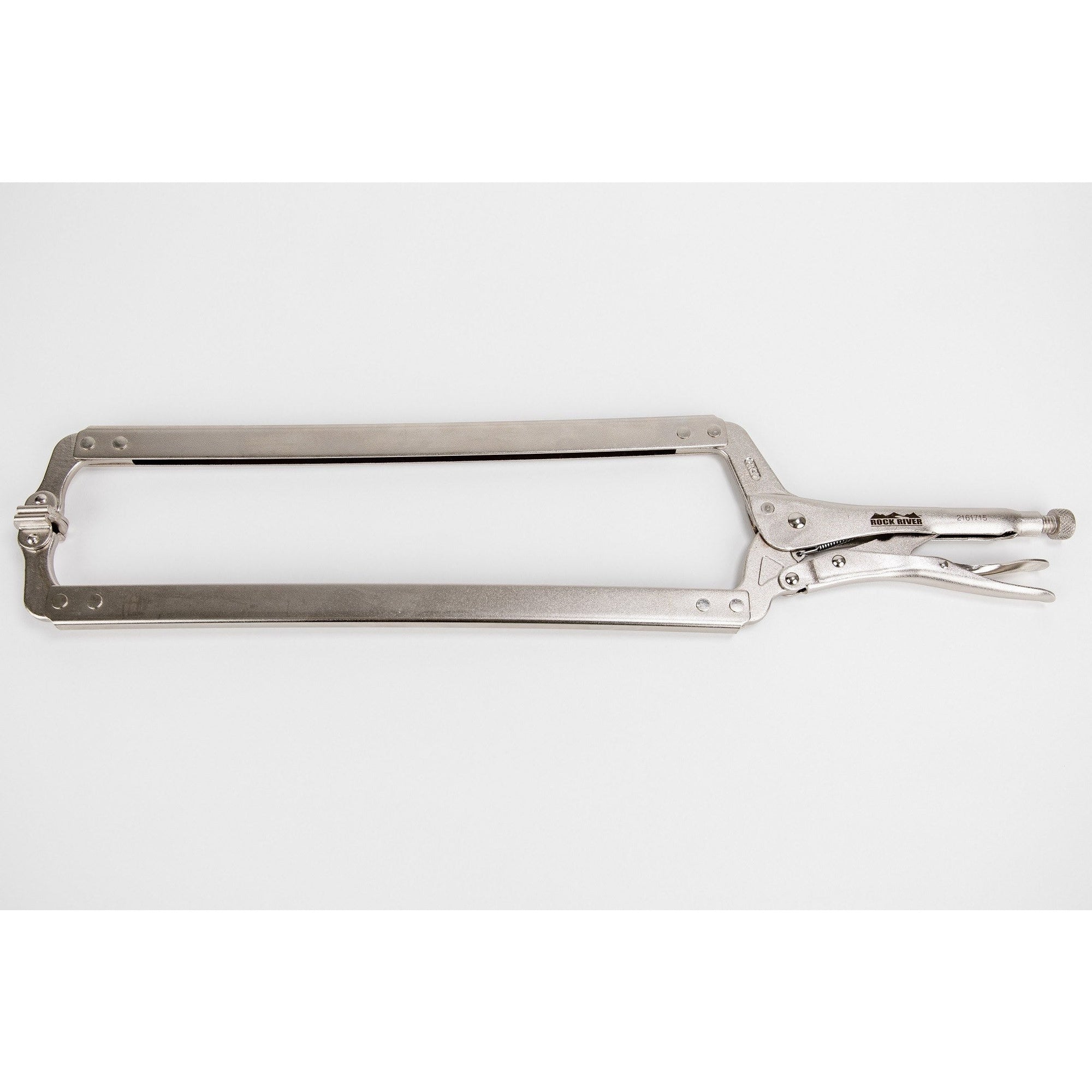Clamps - 24" Nickel Plated C-Clamps Locking Pliers With Pads - Rock River