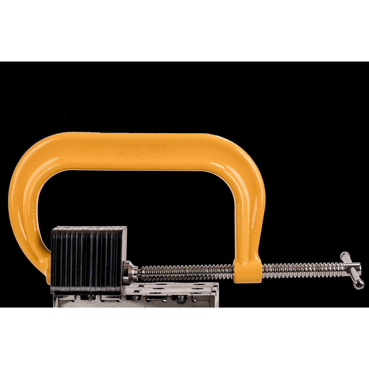 Clamps - 8&quot; 6900lb Powder Coat Finish Carbon Steel Deep Throat C-Clamp - Rock River