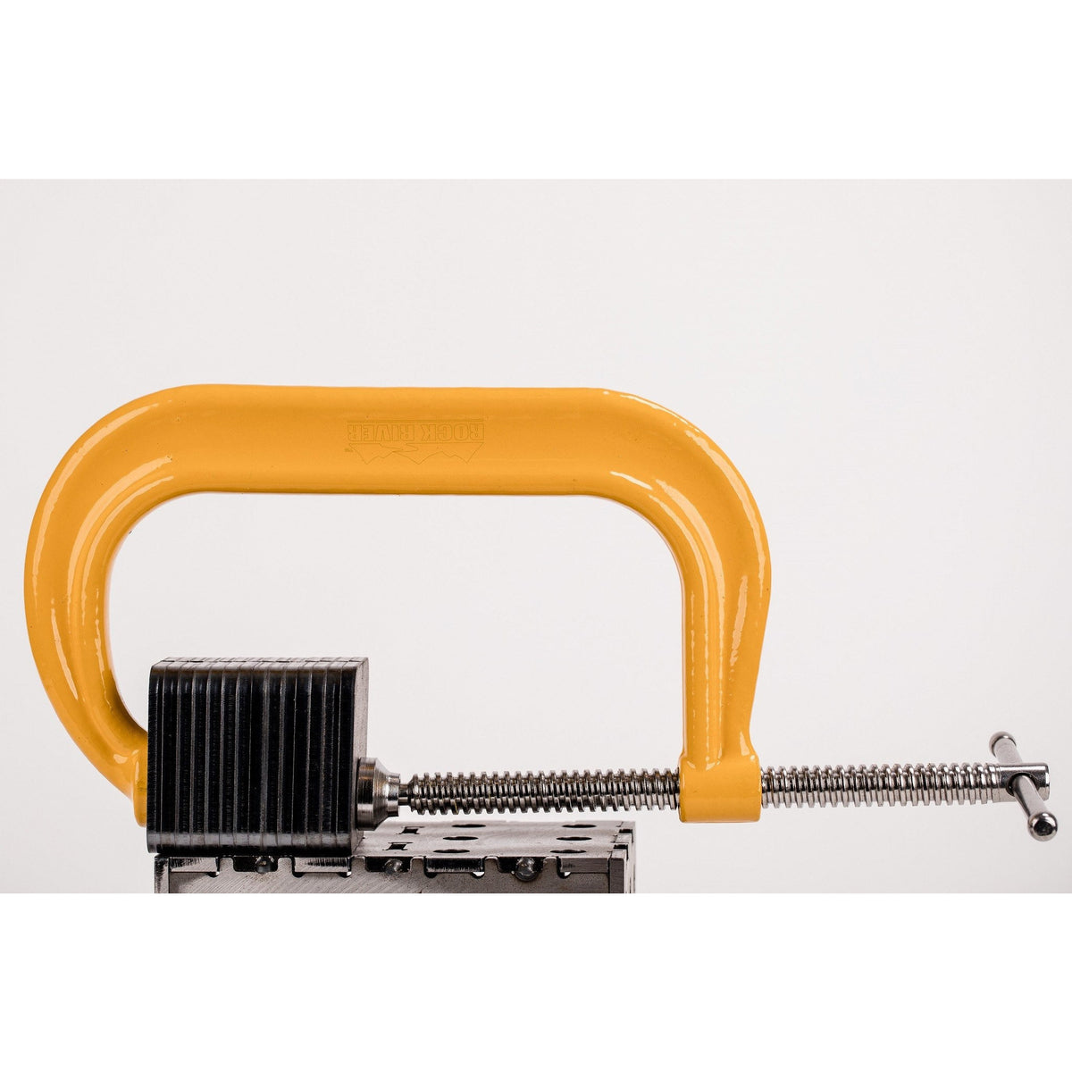 Clamps - 8&quot; 6900lb Powder Coat Finish Carbon Steel Deep Throat C-Clamp - Rock River