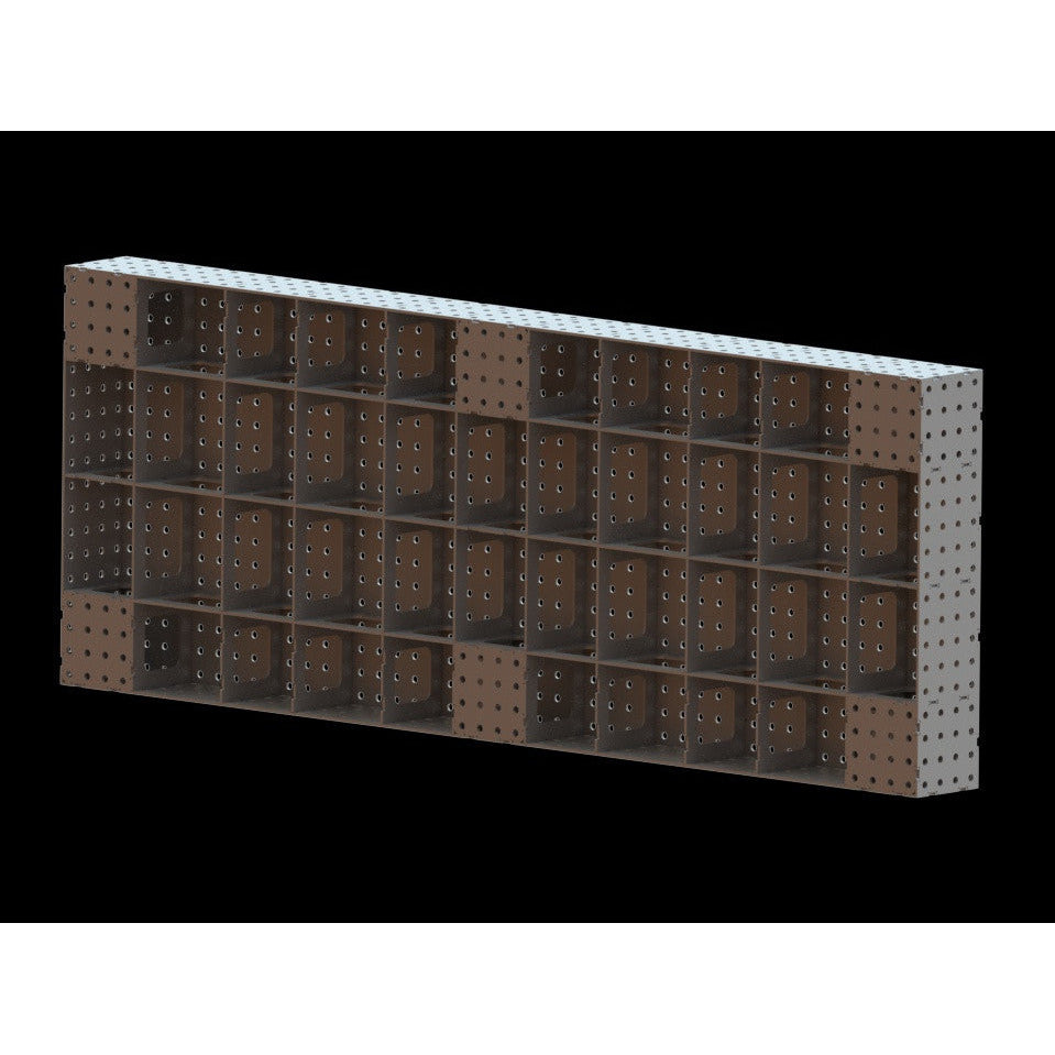 FabBlock Kit - 3&#39;X8&#39; Modular Welding Table FB3696 CertiFlat FabBlock U-Weld Kit