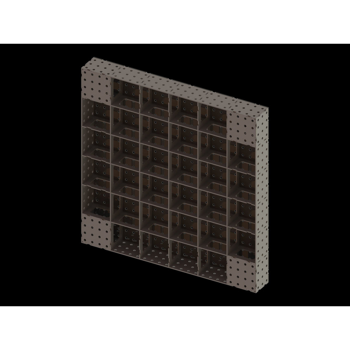 FabBlock Kit - CertiFlat FB4848 U-Weld Kit Modular Welding Table Kit 48&quot;X48&quot; FabBlock