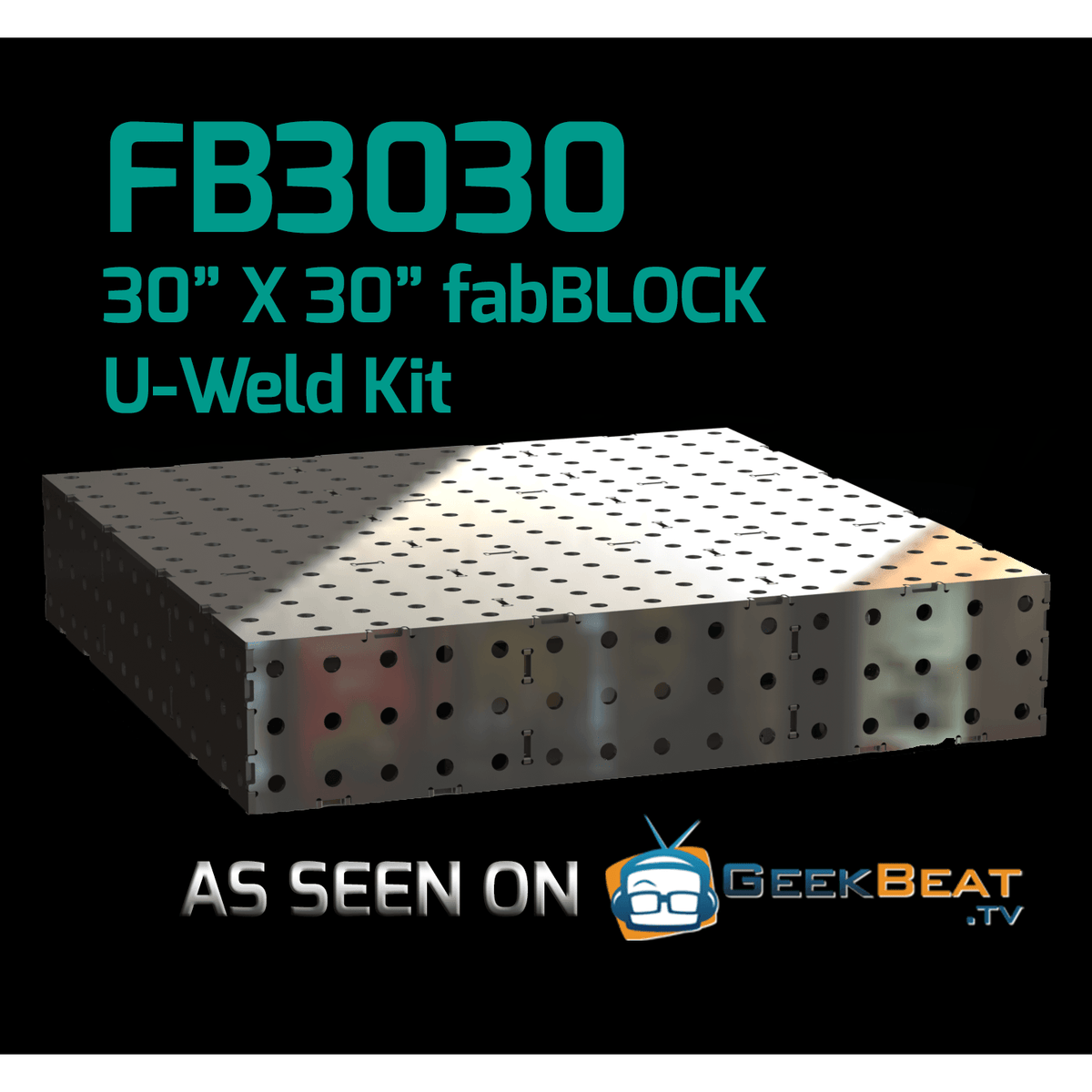 FabBlock Kit - FB3030 CertiFlat FabBlock U-Weld Kit Modular Welding Table