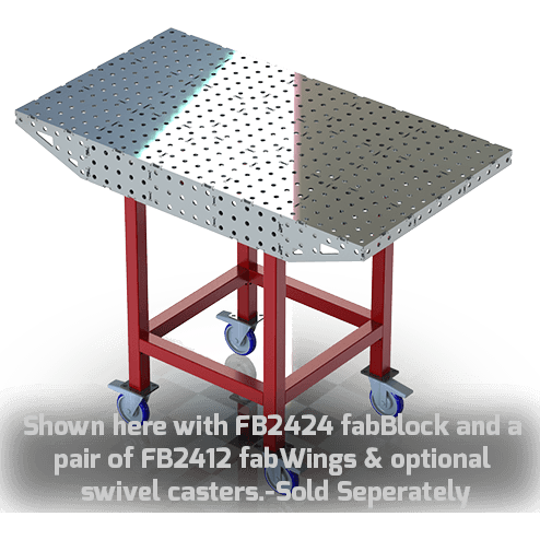 FabBlock Kit - FR2424 24&quot;X24&quot; FabRack CNC Tube Laser Leg Kit For FabBlocks